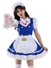 原创日系动漫女洛丽塔女仆装可爱甜美公主软妹裙连衣裙套装女装