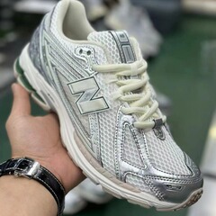 莆田ランニングシューズ NB1906 ホワイトシルバー通気性液体銀増強ダッドシューズ男性と女性のカジュアルスポーツシューズファッション