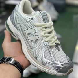 莆田跑鞋NB1906白银透气液态银增高老爹鞋男女休闲运动鞋子时尚