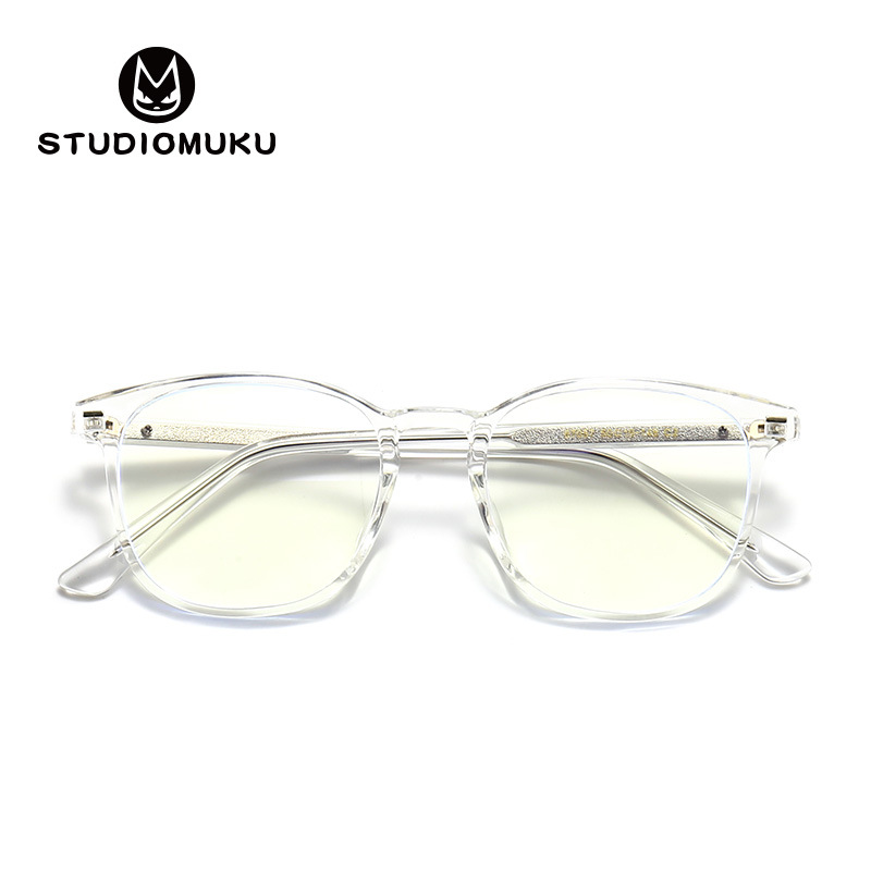STUDIOMUKU mu fresco miopía gafas marco hombres y mujeres gafas marco retro cuadrado gafas de miopía de moda de los hombres