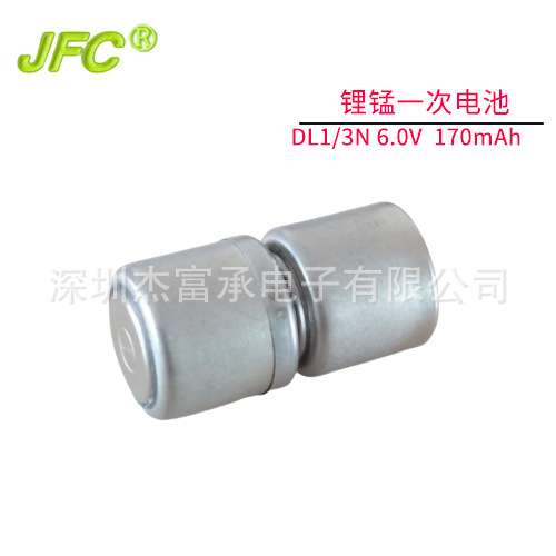 遥控止吠器锂电池2CR1/3N焊片连接 两串锂锰电池组 6V 170mAh电池