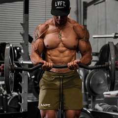 運動短褲男夏季新薄款彈力透氣五分褲健身運動休閒跑步登山潮牌褲