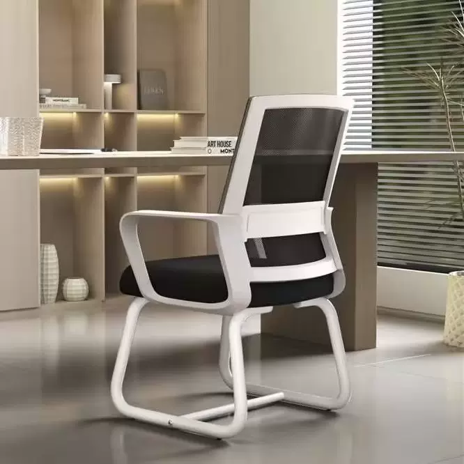 跨境员工办公室椅子舒服久坐电脑椅护腰人体工学椅公司培训会议椅