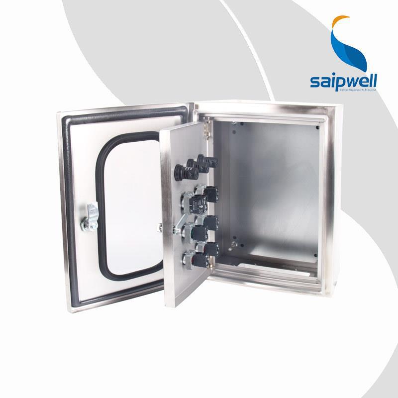 304/201不锈钢户外双层门防水防雨配电箱仪表箱按钮控制布线箱