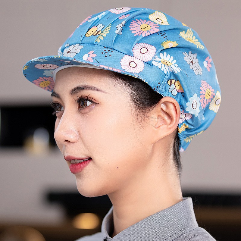 Comedor Comedor Cooker Sombrero de malla especial para cocina trasera femenina Fábrica de alimentos transpirable Taller de trabajo Sombrero de fábrica al por mayor