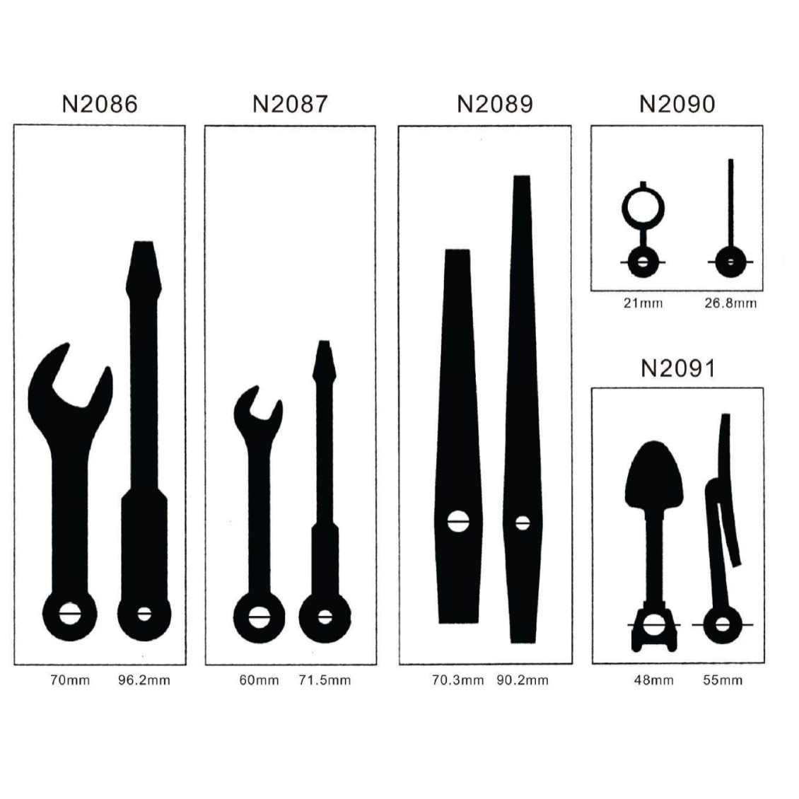 Ккварцевые часы Hongkang стрелка часов и часов стрелка стрелки часов