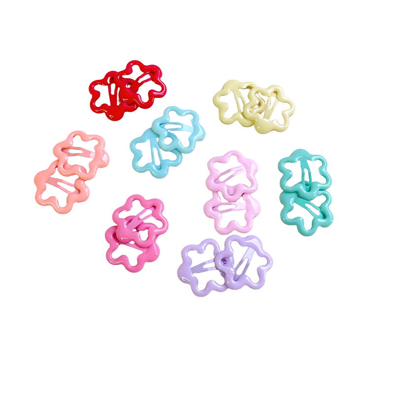 Flores para niños nuevos toque de cabeza clip clip clip de cabello de niña clip de cabello lateral frisa clip de cabello bebé artefacto de cabello roto image 6