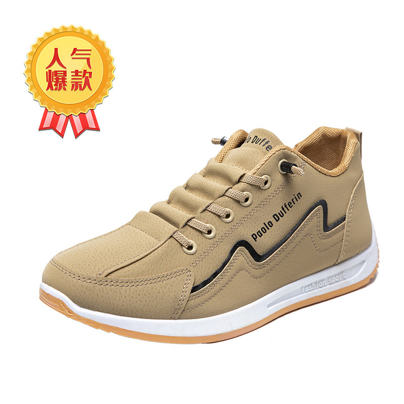 Calzado deportivo transfronterizo de talla grande para hombre, zapatos casuales cómodos y transpirables para hombre, suela suave, zapatos para correr para jóvenes de moda