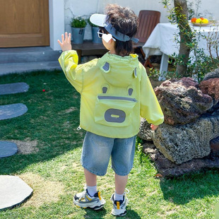 Boys Summer Sun Protection Clothing Kidsren's Thin Jacket Summer Uv Protection Baby Sun Protection Clothing Boy's Clothing Hooded