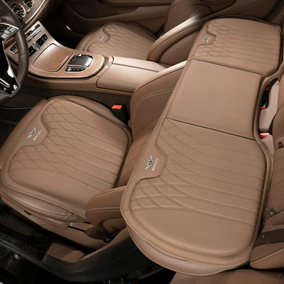 Car Seat Cover, Summer Ventilation for | Waist support - model-b-chestnut-brown-bentley-front-and-rear-seat-cushions-three-piece-set