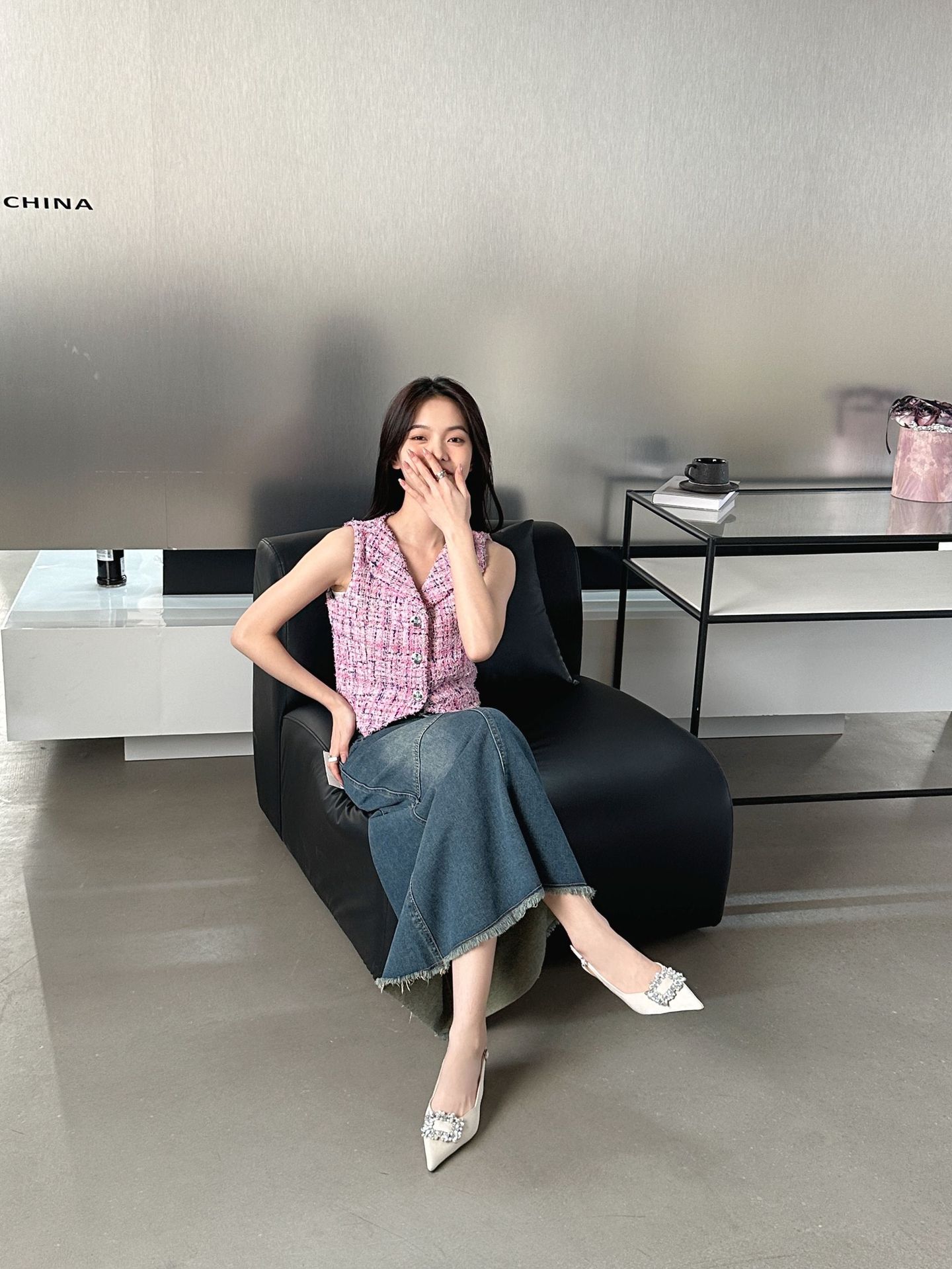 Pomladna in jesenska sezona 2024 Novi tanki sandali z visokimi petami, elegantni slavni sandali Baotou, vilinski Sh, koničasti enojni_voghion.com