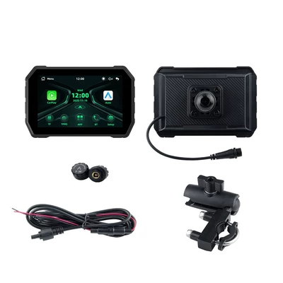 5inch Motorcycle Carplay Simsiz CarPlay və Android Auto - m2btpms-single-bluetoothtire-pressure-wireless-carplayandroid-auto-screen-projection