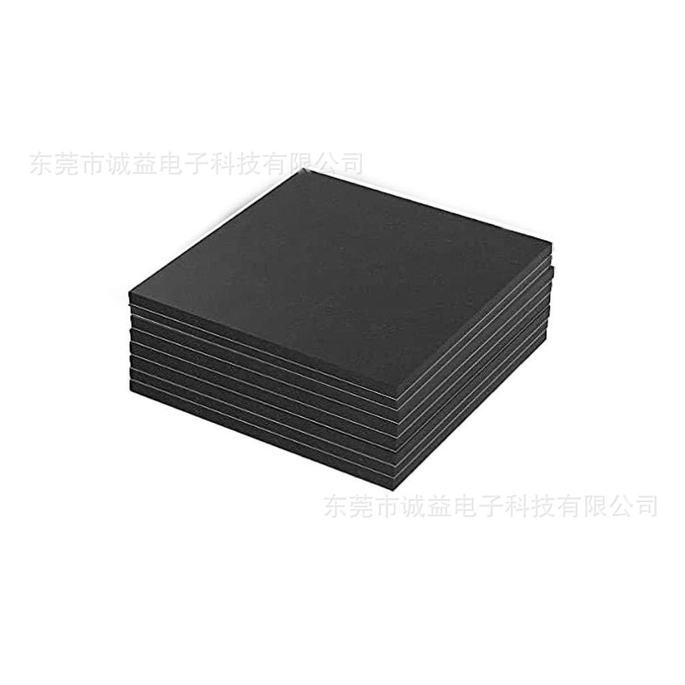 Black shockproof rubber adhesive heavy stepper from foam