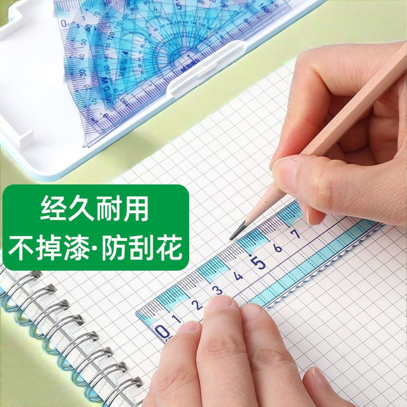 Chenguang 文具ソフト定規透明マルチ仕様ソフト定規波定規絵画描画ツール曲げ可能な定規セット|undefined