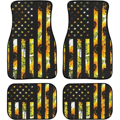 Anti-Slip | Avtomobil döşəmə paspasları - car-floor-mat-55-33444468cm-two-pairs-four-pieces-in-total