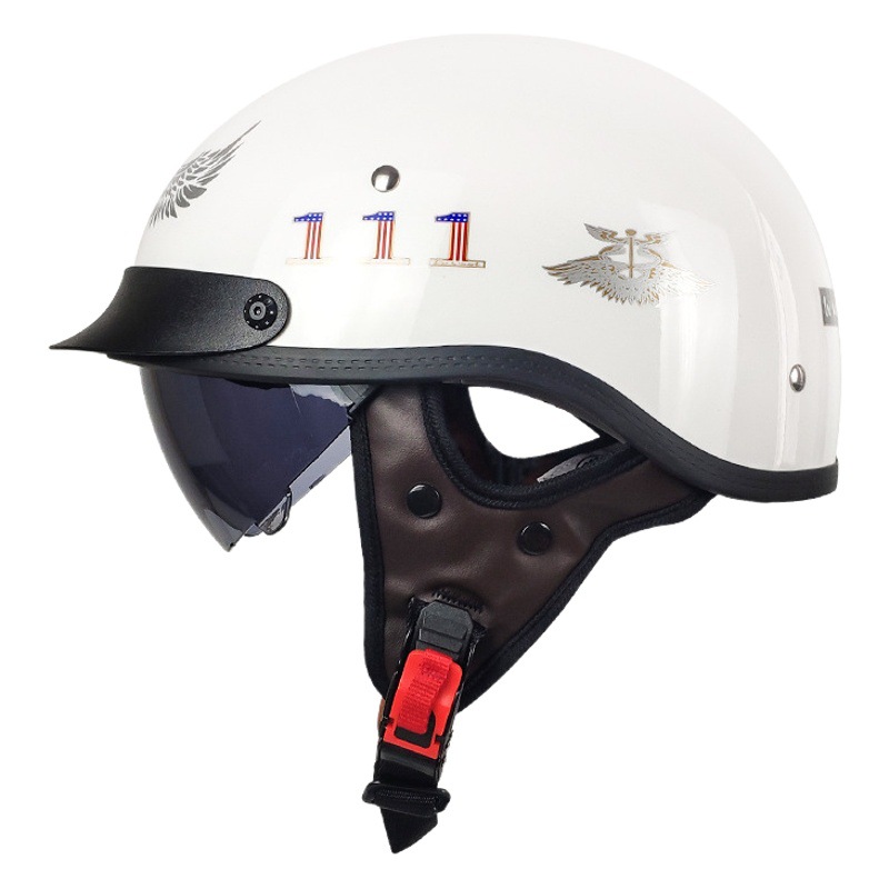 3C certificado retro medio casco fábrica punto Comercio exterior motocicleta primicia casco nacional estándar clase A coche eléctrico casco verano