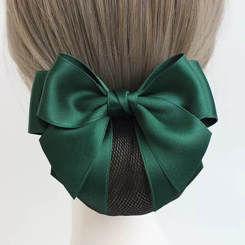 Green bow fine mesh