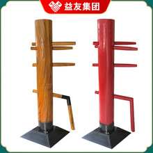 硬质榆木咏春拳木人桩 吸盘落地式武术木人桩 武术训练击打桩