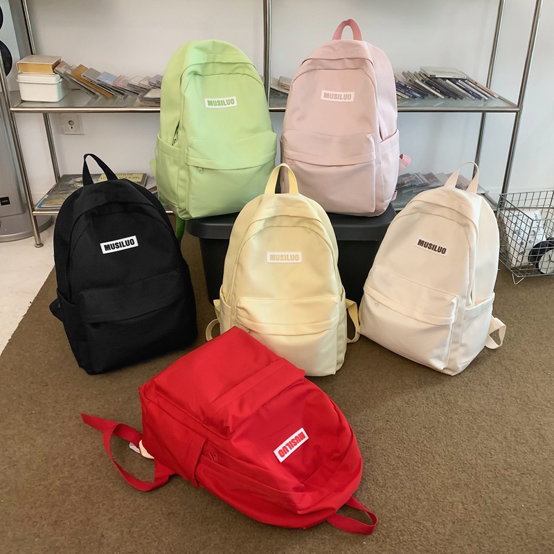 Mochila de estudiante universitario fresco 2023 temporada escolar mochila de gran capacidad mochila imprimible logo fábrica al por mayor