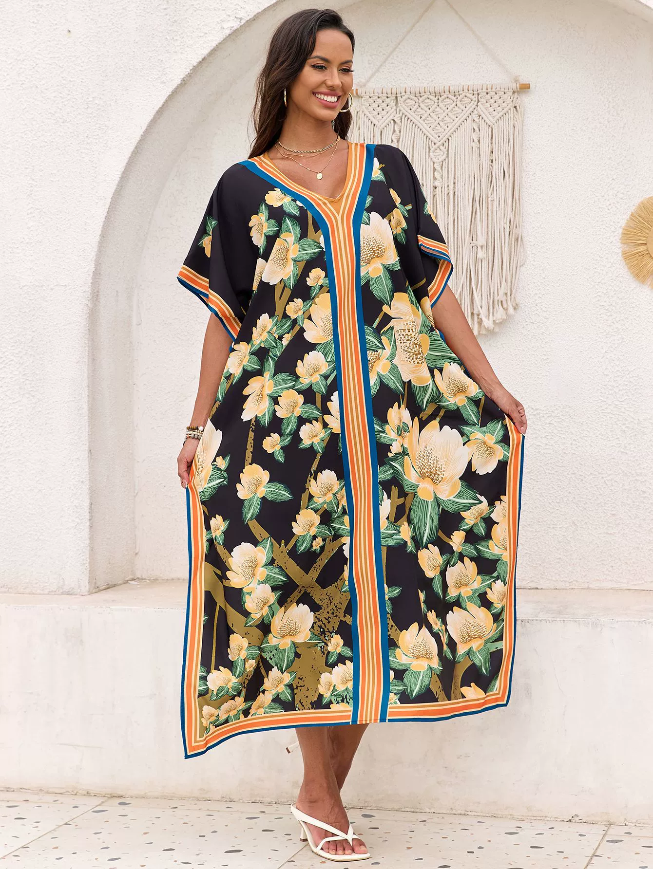 (Cross-border trading), beach dress, swimwear, European style, plus size, sun protection