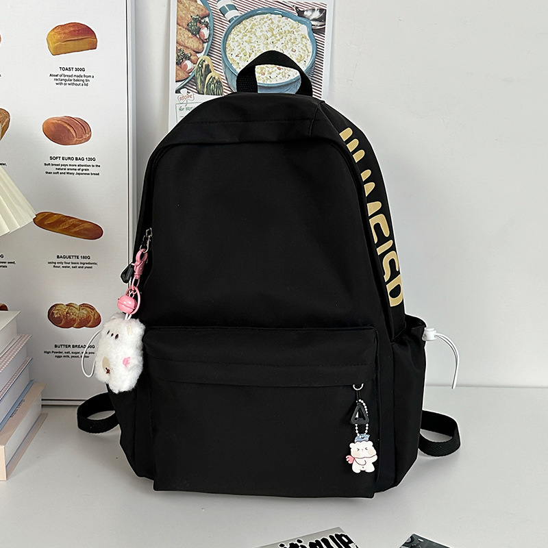 Mochila de gran capacidad para estudiantes de secundaria femenina simple y versátil para estudiantes de secundaria japonesa mochila de diseño