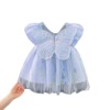 Children's summer dress, skirt, western style, 0-4 years, special occasion clothing