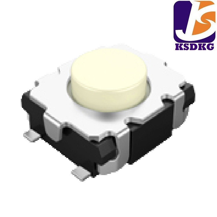 厂家立贴轻触开关四脚 小龟贴片按键开关4脚 通讯按钮贴片开关4脚