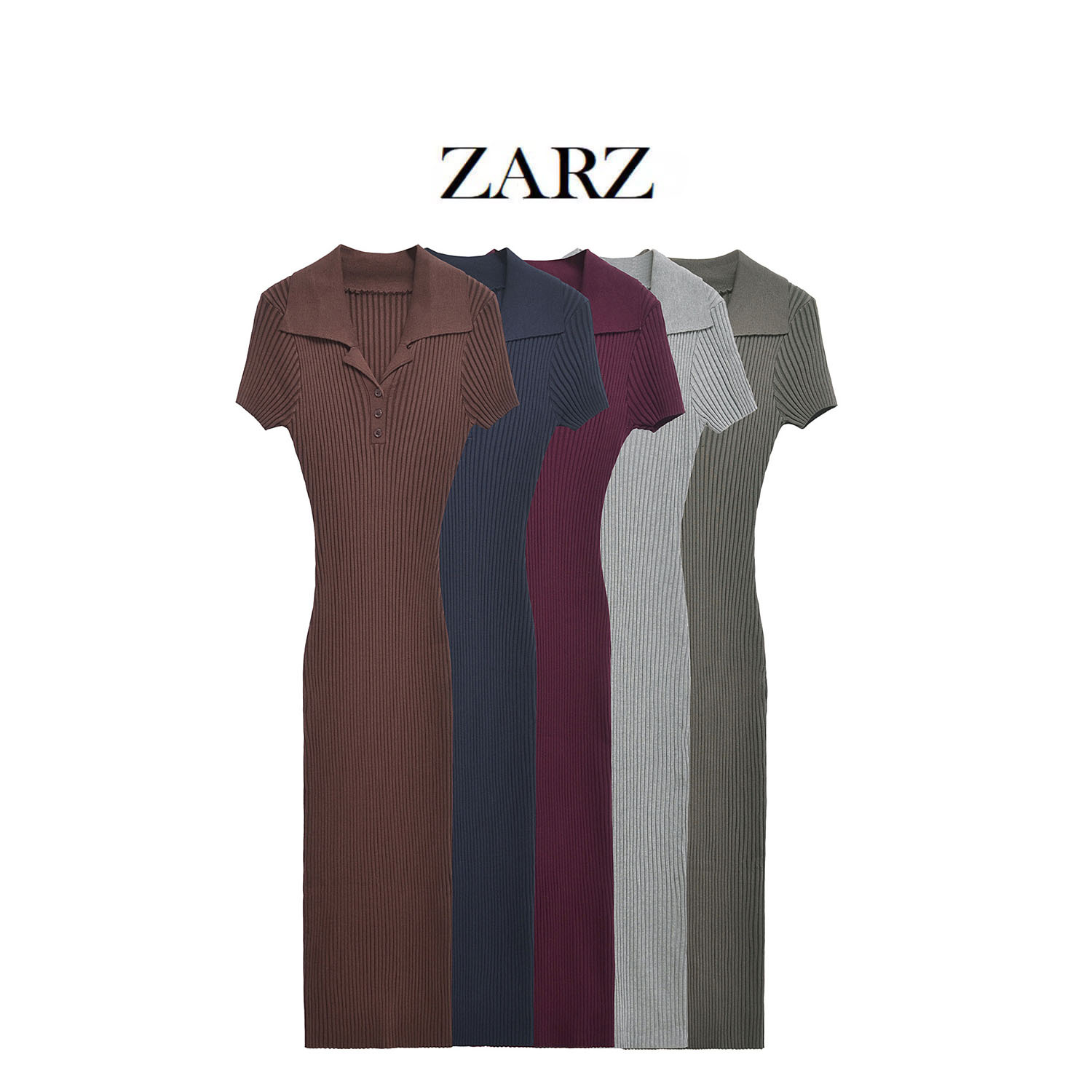 Classic fashionable knitted dress
