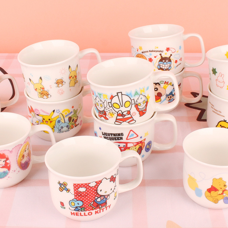 Made in Japan Imported Jinzheng Pottery Ultraman Superman Cute Cartoon Ceramic Water Cup Milk Mug Made in Japan Imported Jinzheng Pottery Ultraman Superman Cute Cartoon Ceramic Water Cup Milk Mug