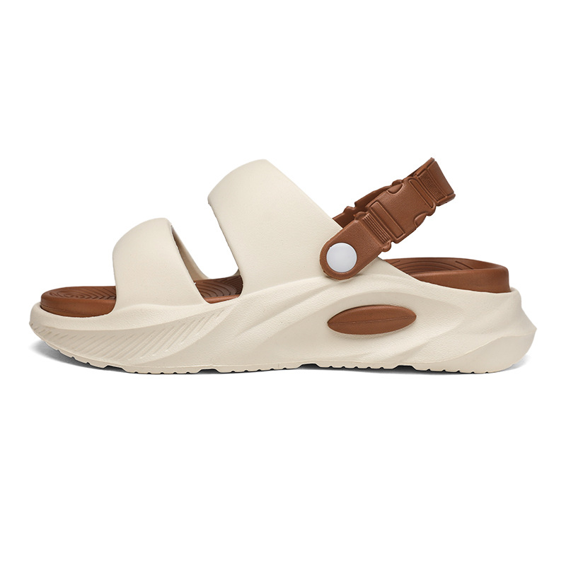 Zapatillas deportivas transfronterizas verano para hombres 2025 nuevo estilo exterior para adolescentes conduciendo sandalias de playa resistentes al desgaste de suela gruesa antideslizante