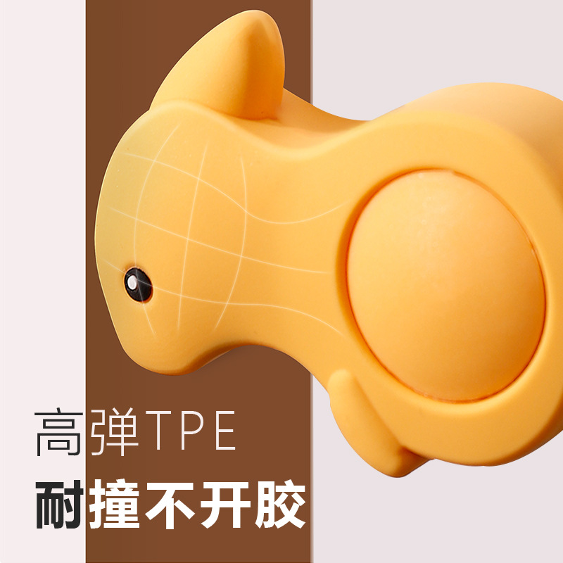 Cartoon animal door stopper, no punching, anti-pinching, safety door stopper, cute creative door blocking tool, anti-collision