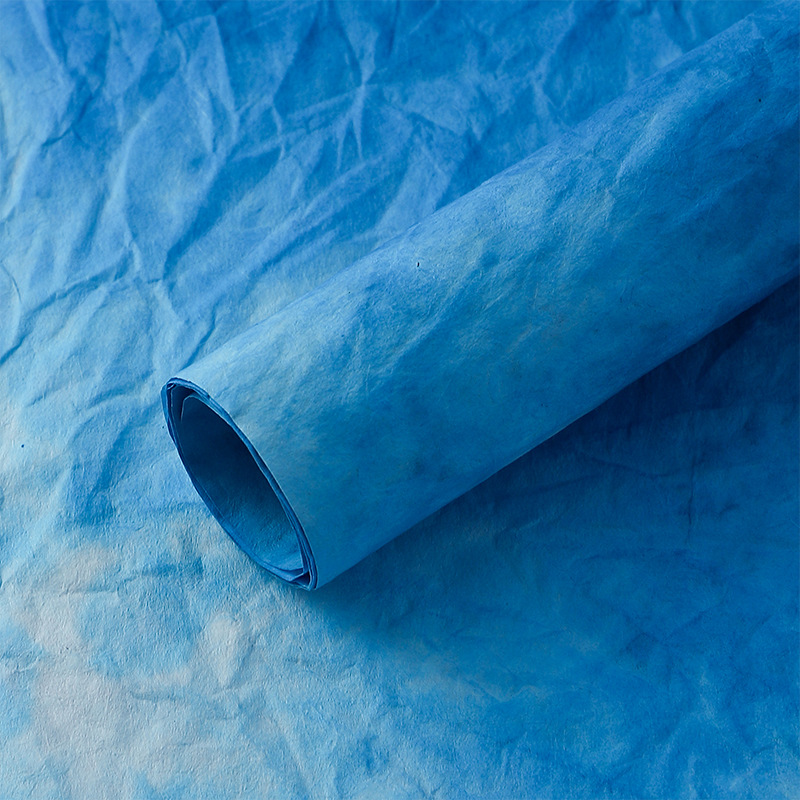 Materiales de embalaje de papel de tinta de tinta de tinta serie de embalaje de flores espesar papel de pliegue buquete de papel de patrón al por mayor