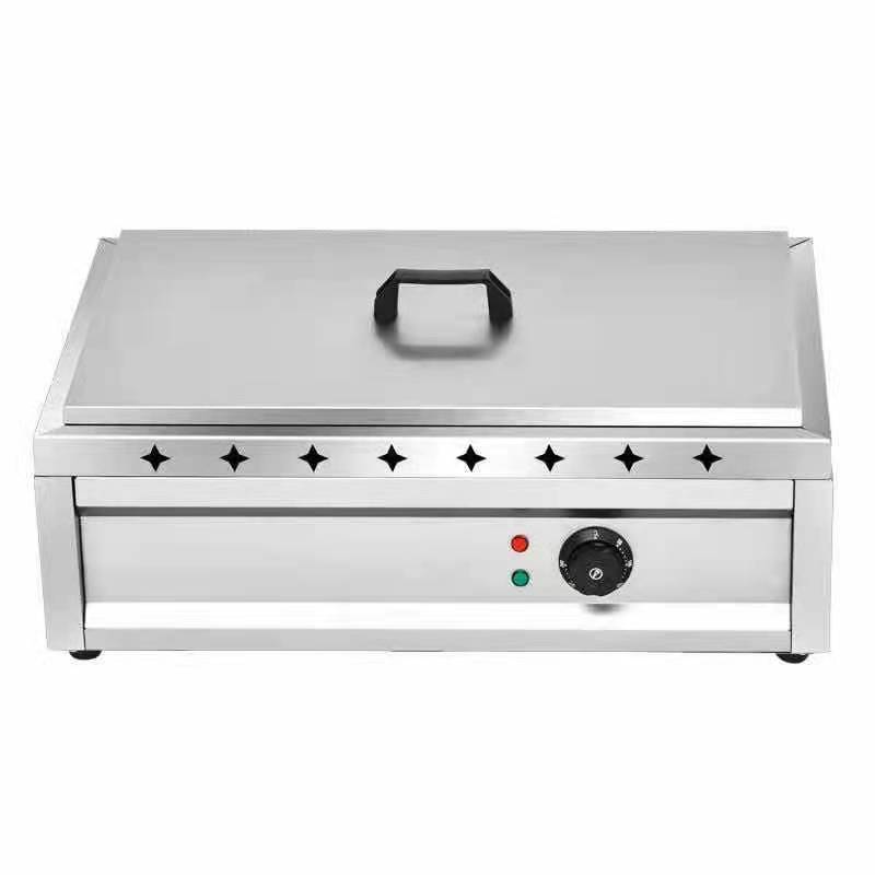 Máquina de frita de placa de hierro, horno de frita, galleta de frita, galleta de panquequeque de calamar, galleta de mano, galleta de panquequeque de calamar, máquina integrada comercial