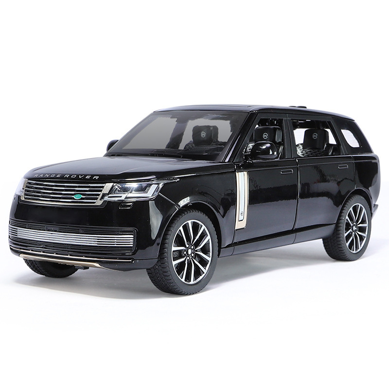 Auténtico autorizado 1: 24 colección de coches de aleación Range Rover para jugar con ventanas hechas a mano, exhibiciones de colección