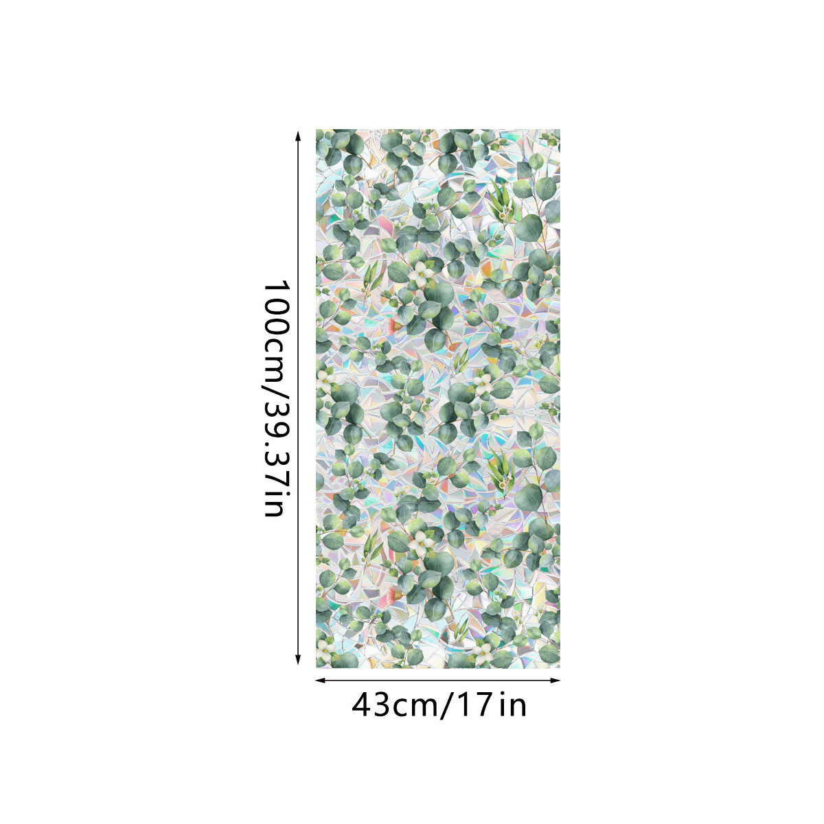 140g Weight Glass paster Home Textiles & Decor Type PVC Material Leaf Pattern Casual, Pastoral Style Casual Pastoral Leaf PVC Glass Paster Wall Art 30