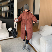 韩版大被子加厚2024年冬季新款宽松羽绒棉服女长款过膝棉衣外套潮