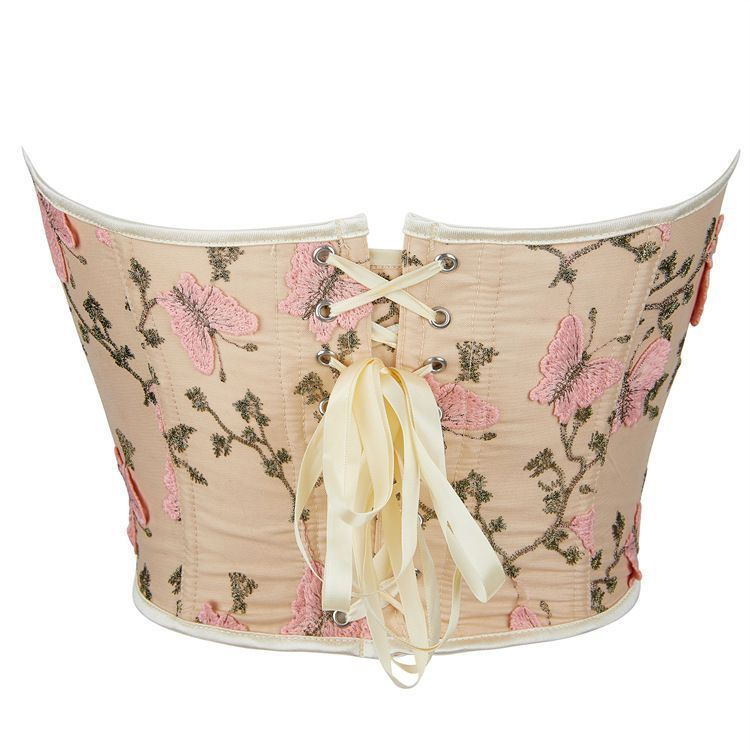 Nuevo patrón de mariposa francesa cinturón para el pecho, tórax, ropa de plástico sexy y delgada, suministro de comercio electrónico transfronterizo