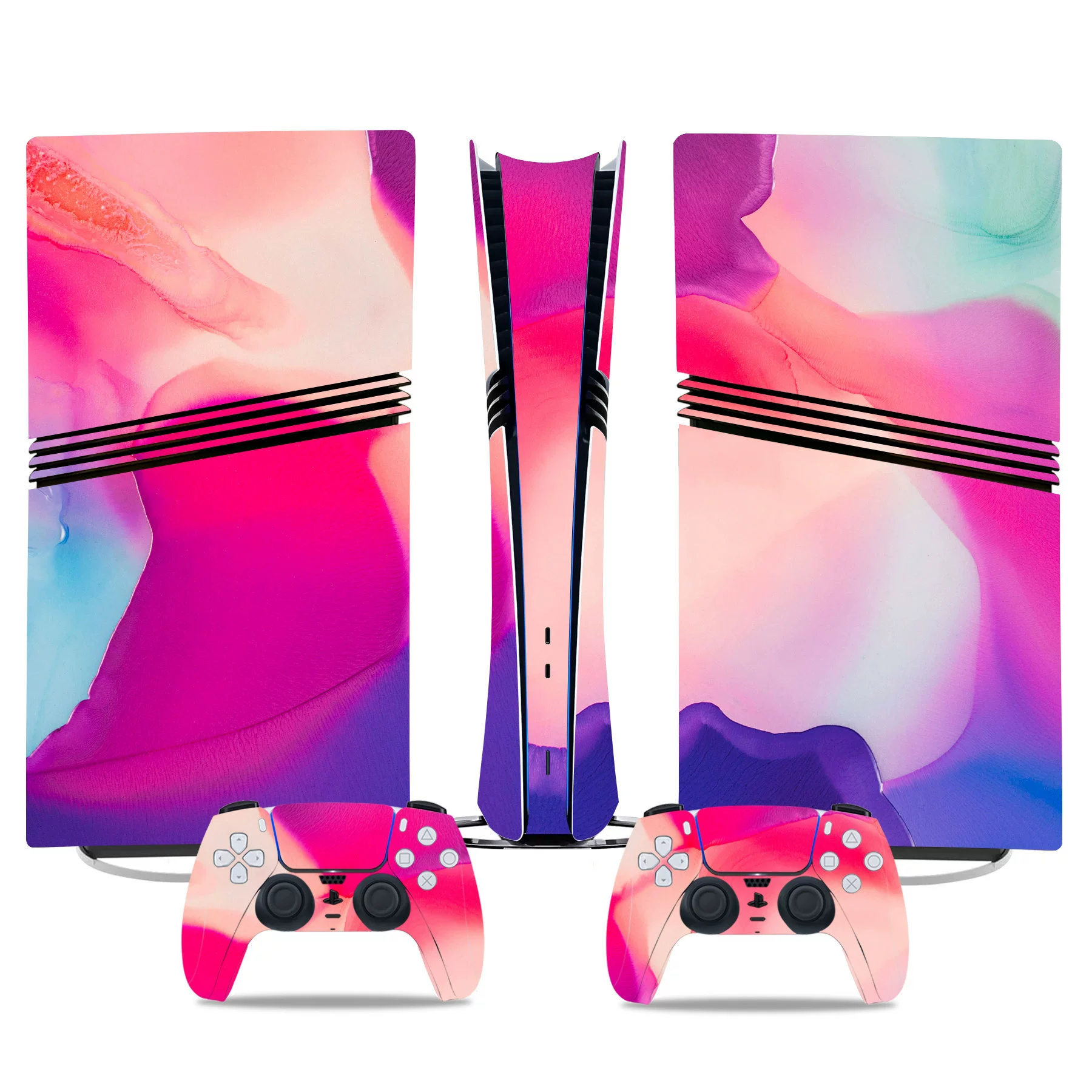 侠士 PS5 PRO игровая приставка цветные наклейки, цветная пленка корпусов, защитные пленки, наклейки на ручки, модели иностранной торговли