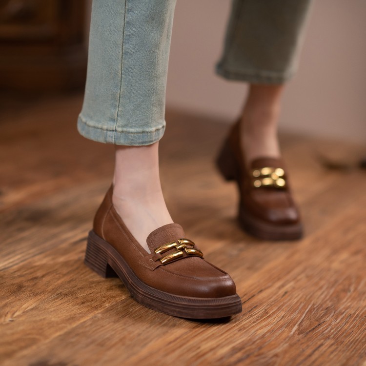 Retro loafers English style
