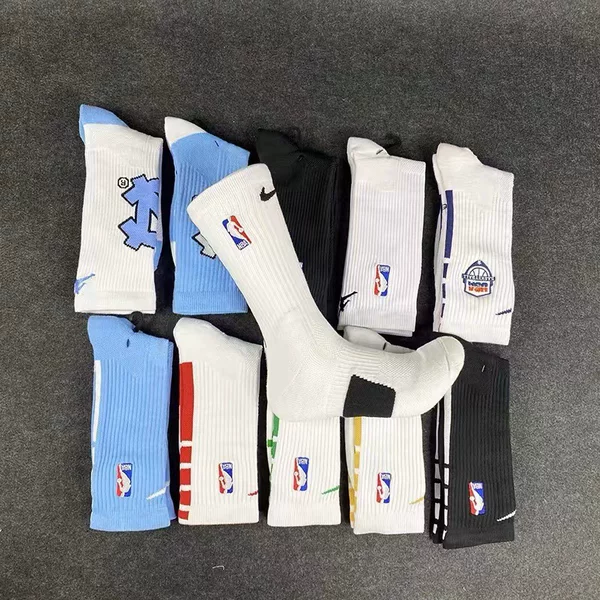 Nba19 Ncaa Mid-High Basketball Socks Training Thickened Socks Player Version Practical Elite Towel Bottom Socks Sports