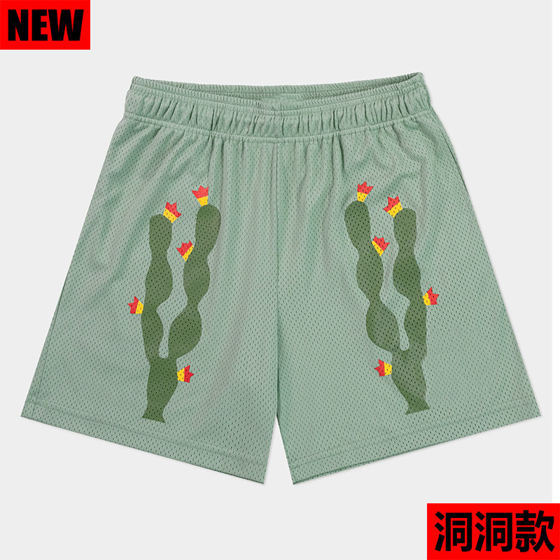 Ee American Shorts Ericrmanuel Print Shorts Mesh Quick-Drying Trendy Casual Sports Basketball Shorts