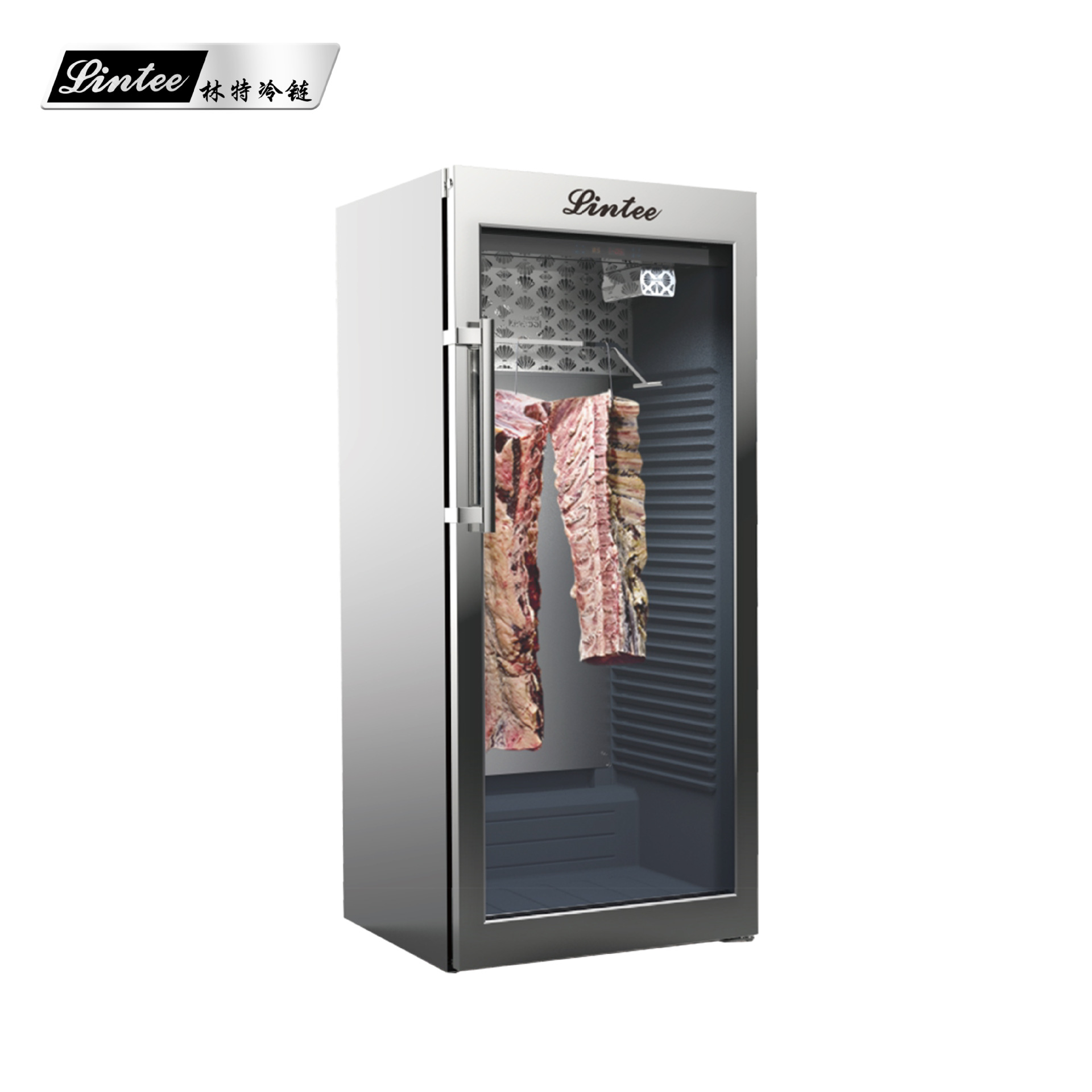 Zhongshan Linte Customized Beef Aging Cabinet, Wet and Dry Steak Display Cabinet, Chinese and Western Restaurant Constant Temperature Refrigeration Commercial