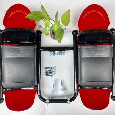 Motorcycle bumper: Bumper Guard with Cover Storage