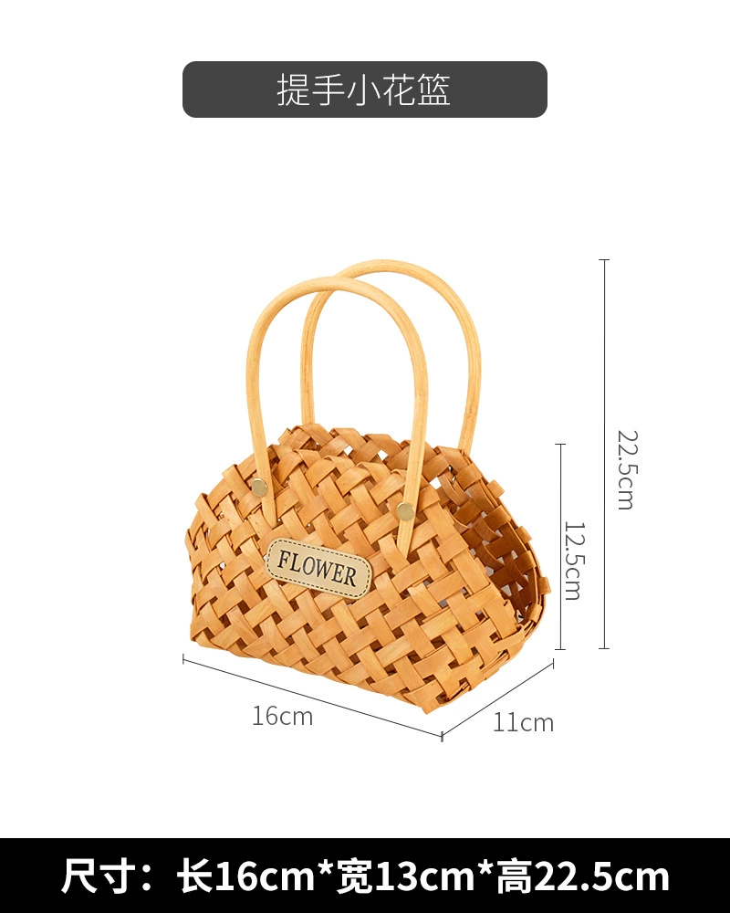 Round big storage basket, woven storage box