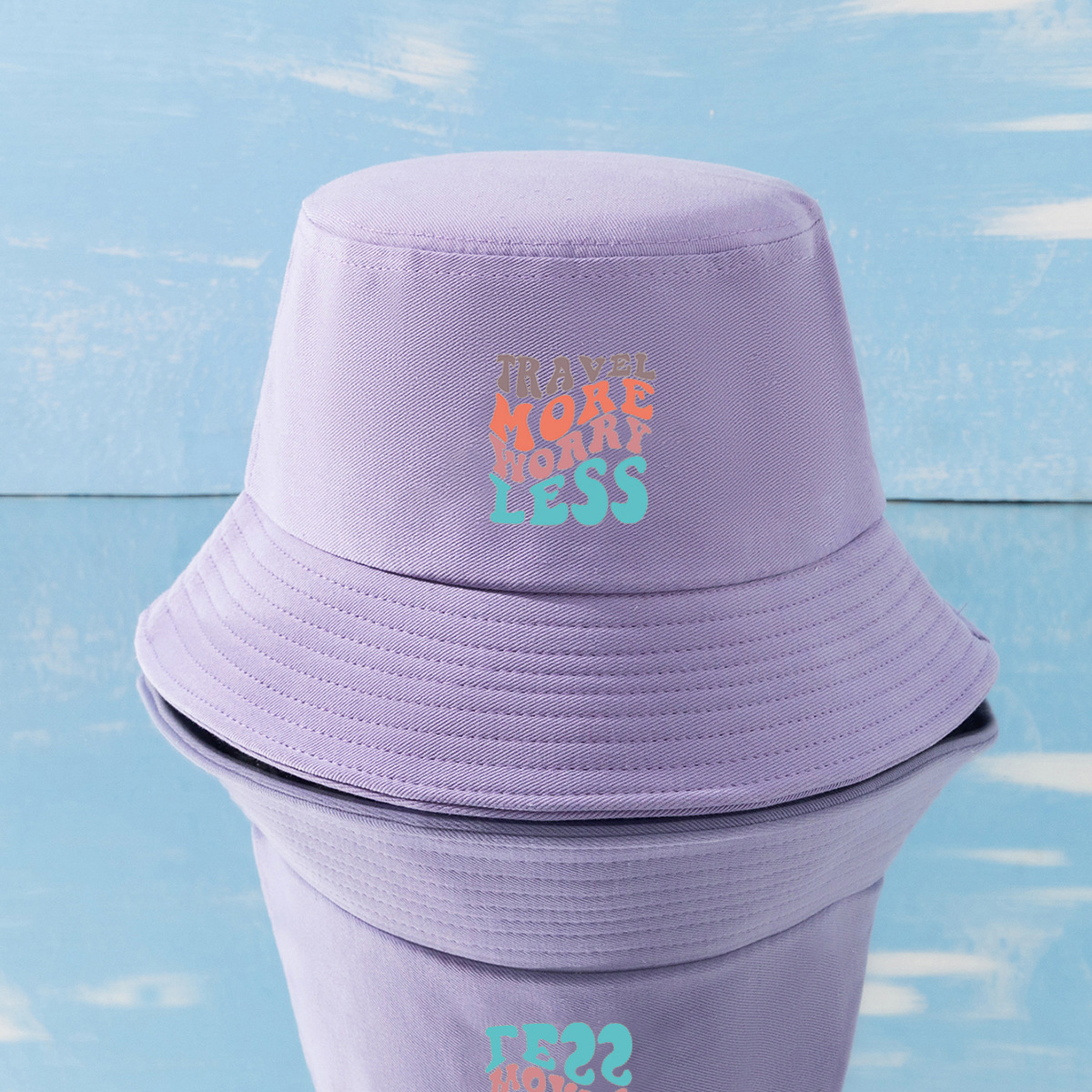 Women's Basic Letter Bucket Hat display picture 2