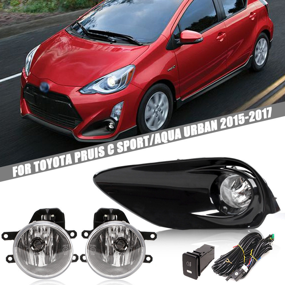 Aplicable a Toyota 15 / 16 / 17 año Prius C conjunto de lámpara de niebla delantera aqua luz diurna luz de barra delantera