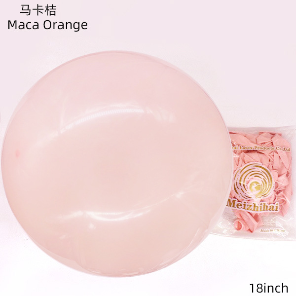 18 pulgadas macaron globo redondo engrosada boda decoración escena Diseño conjunto personalizado impreso logotipo