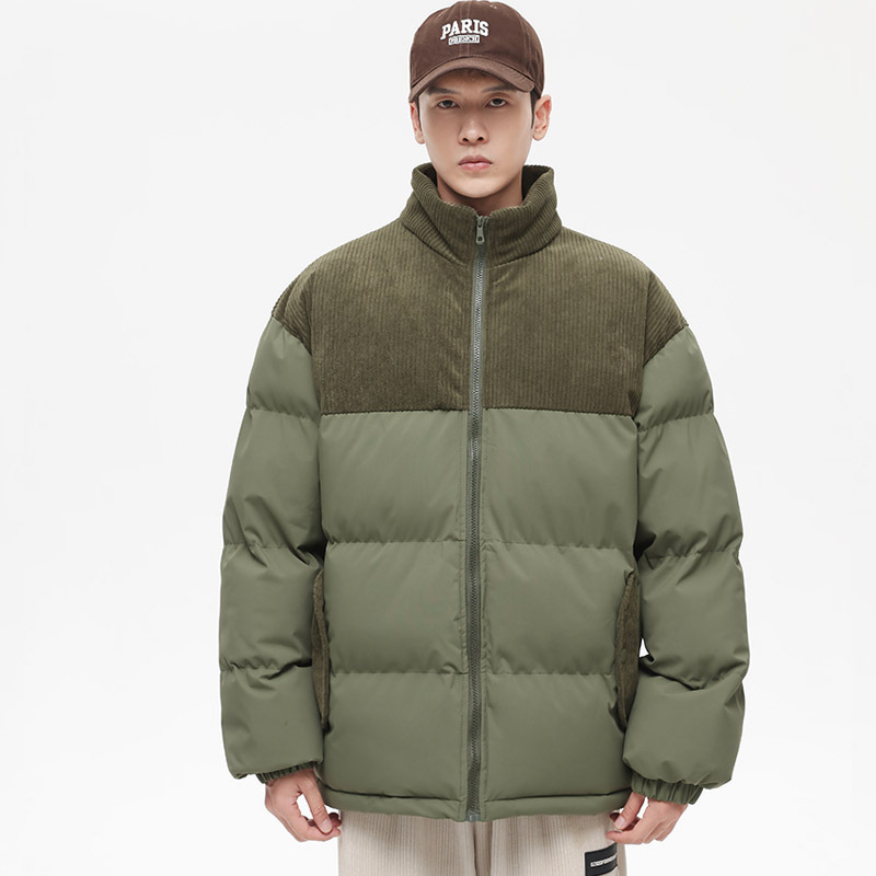 Herrenbekleidung Neue wattierte Jacke für Herren, Winter, Teenager, verdickte Baumwolljacke mit Kapuze_voghion.com