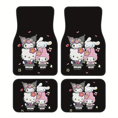 Avtomobil döşəmə paspasları — Cross-Border Sanrio Car Floor Mats for - fh619-10-3344cm4468cm-two-pieces-each