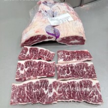 澳洲紫凤凰纯种安格斯薄裙冷冻牛肉烤肉供应链外裙烧肉原料牛腩横